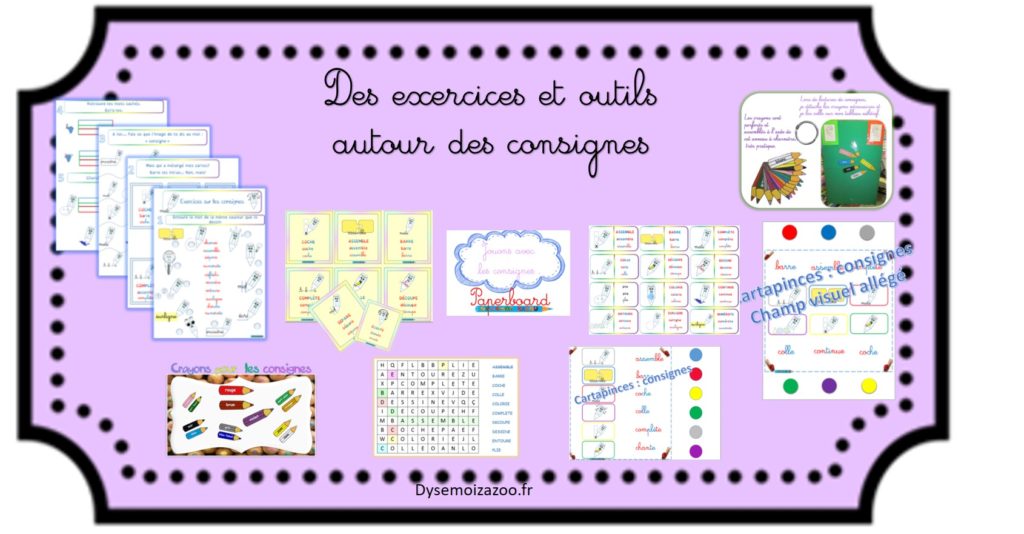 185 Exercices Pour Les Dyslexiques Pdf Gratuit Comment travailler, jouer, exercer les consignes en classe ? - Dys é moi