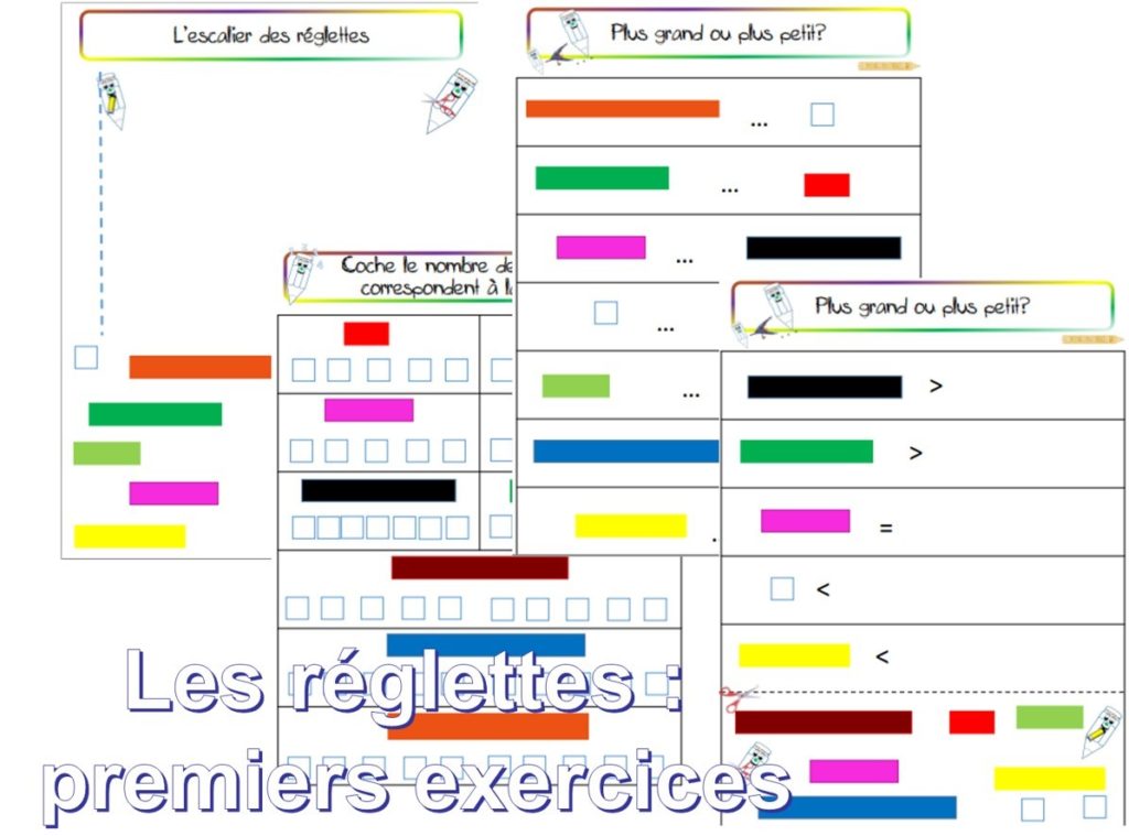Les réglettes Cuisenaire de la découverte aux nombres sur Dys é moi zazoo